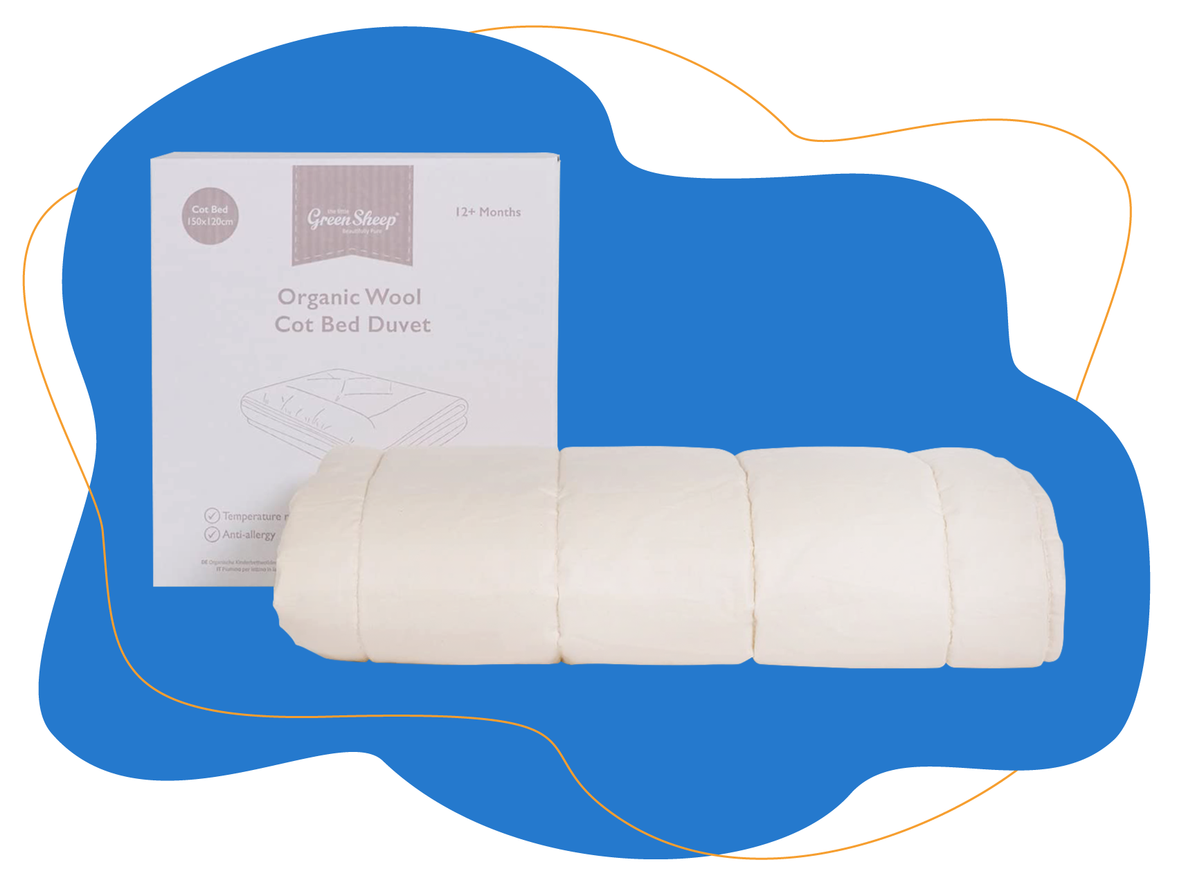 Little Green Sheep Organic Cot Bed Duvet