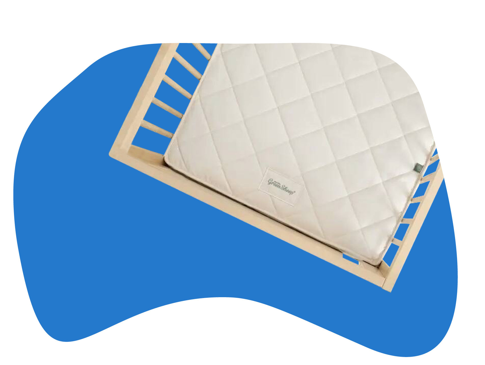 Little Green Sheep Natural Twist Cot Bed Mattress