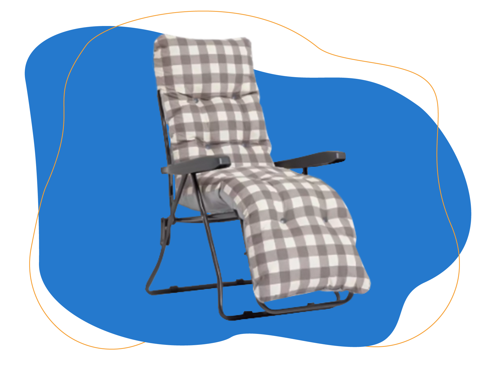 Argos Home Metal Folding Sun Lounger