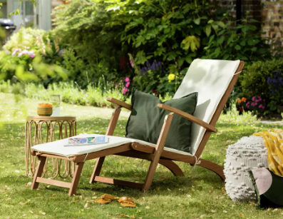 argos sun loungers wooden