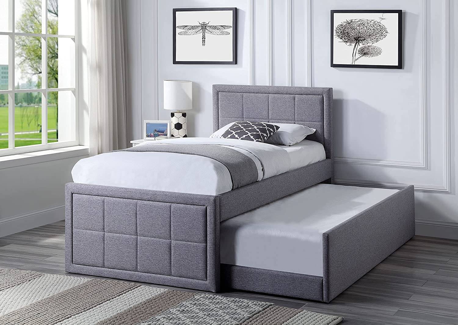 Home Treats Upholstered Trundle Bed