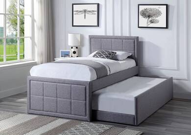 Home Treats Upholstered Trundle Bed