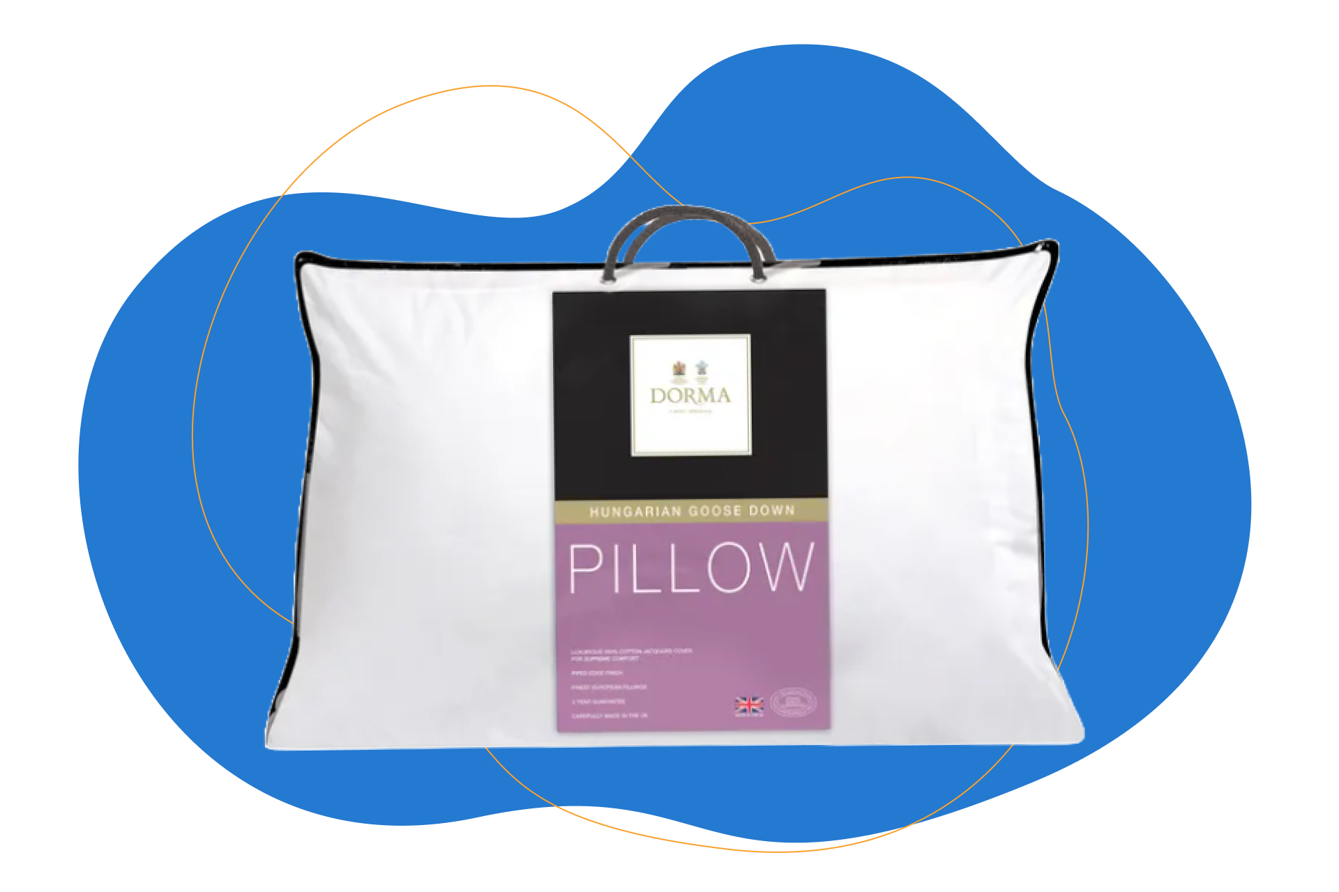 Dorma Hungarian Goose Down Front Sleeper Pillow