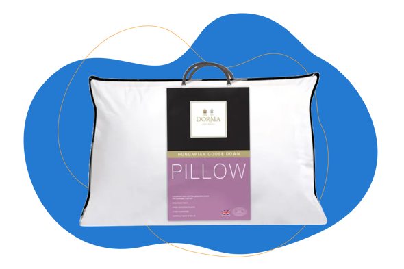 Dorma Hungarian Goose Down Front Sleeper Pillow