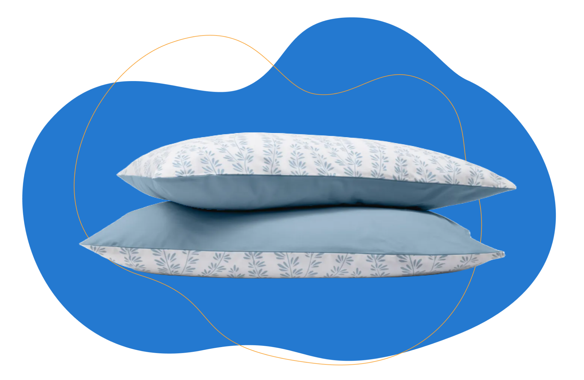 Emma 100% cotton percale pillowcases