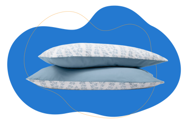 Emma 100% cotton percale pillowcases