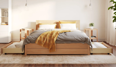 Emma Classic Wooden Bed