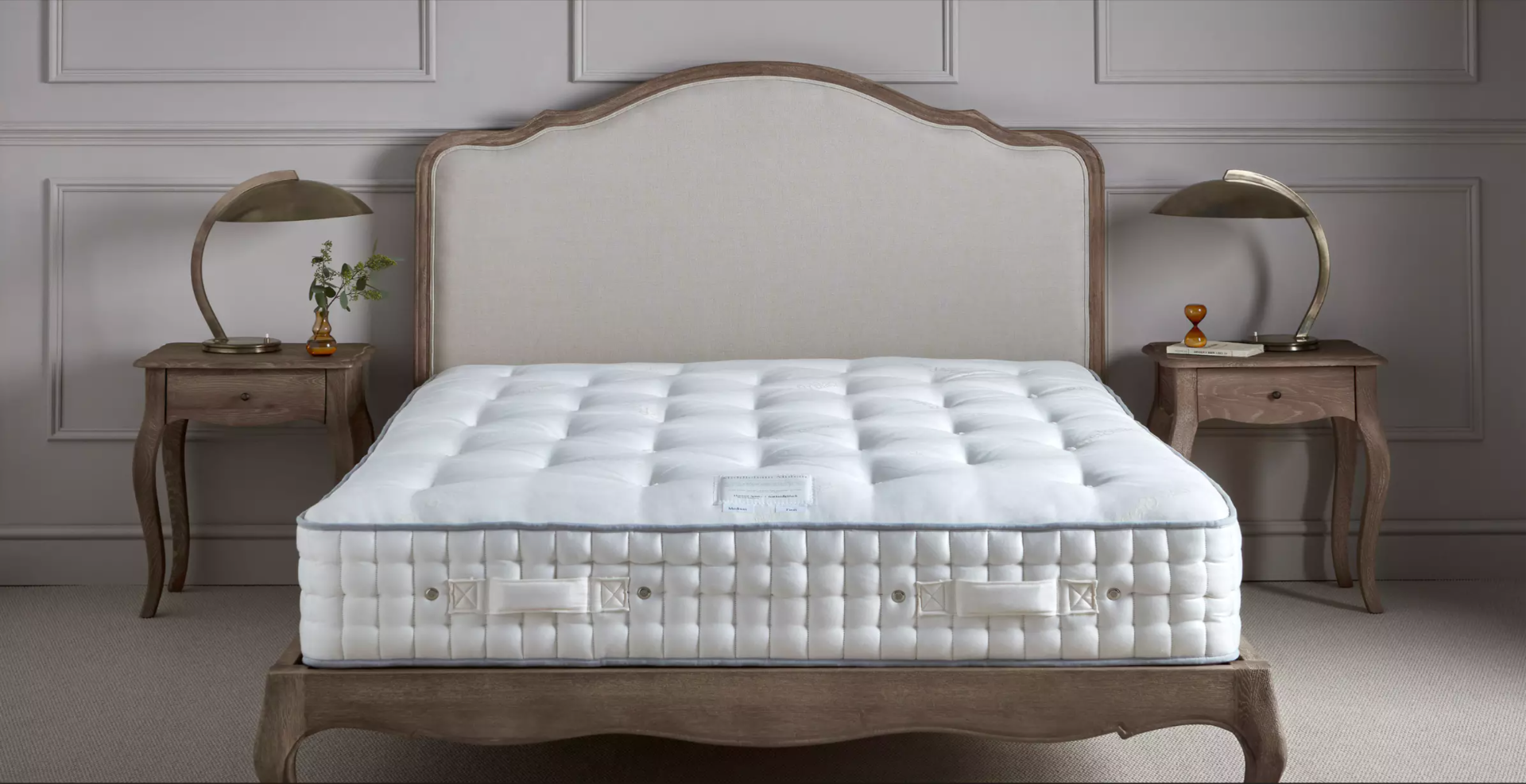 feather and black middleham mohair mattress