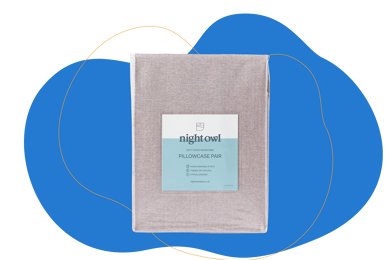 Night Owl Pillowcase Pair