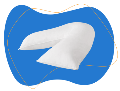 Fine Bedding Company Back Support V-Shape Pillow