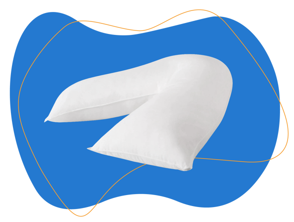 Fine Bedding Company Back Support V-Shape Pillow