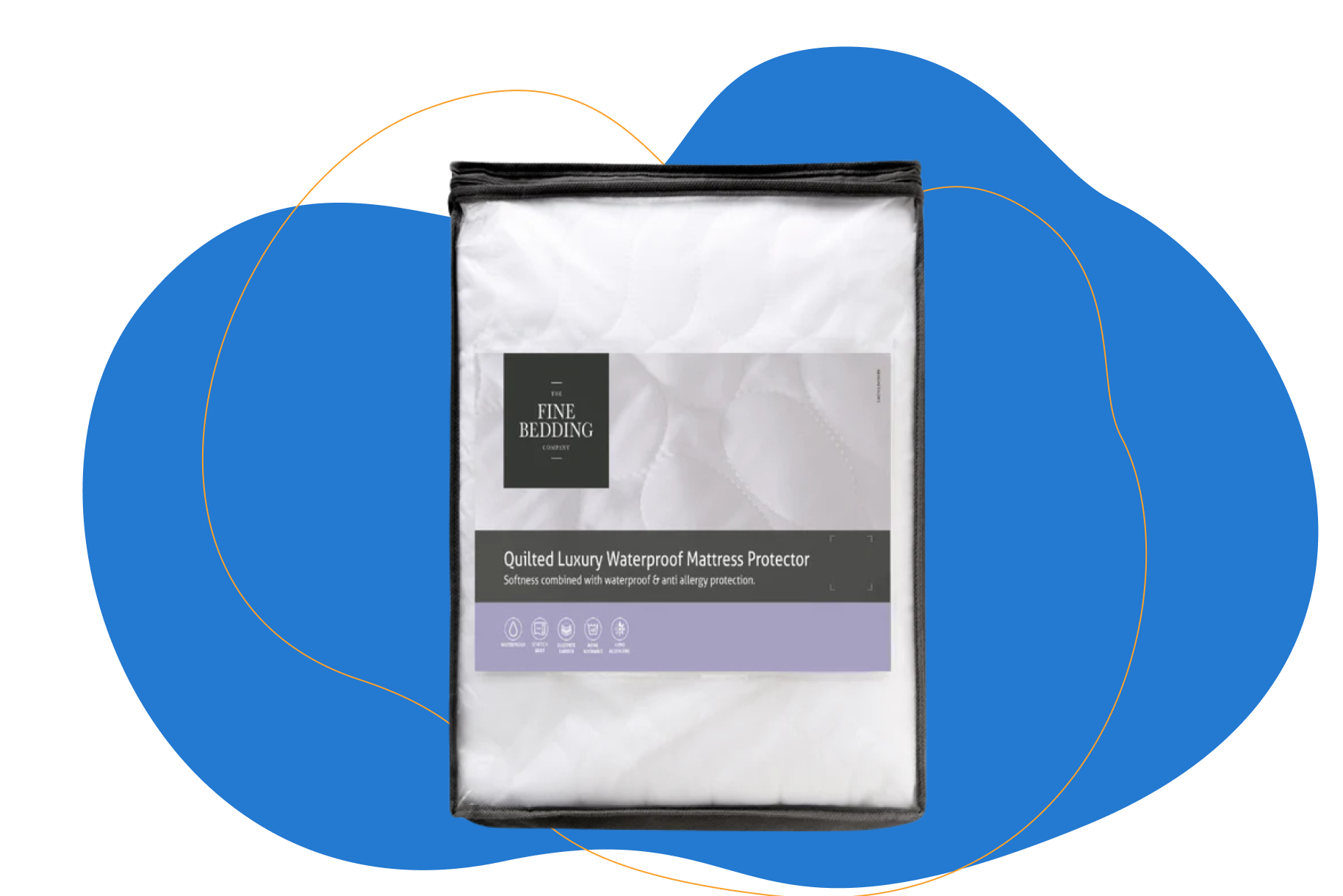 The Fine Bedding Company Quilted Luxury Waterproof Protector