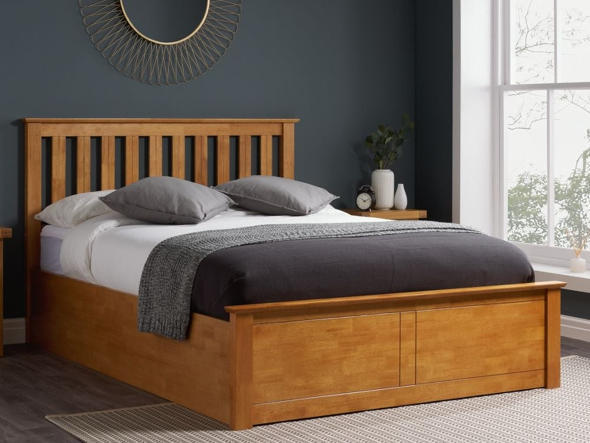 Happy Beds wooden ottoman bed