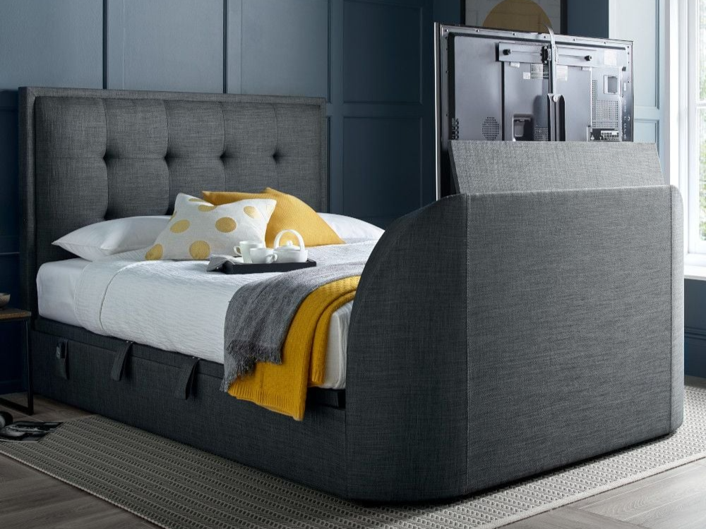 Happy Beds Simpson TV Bed with TV up