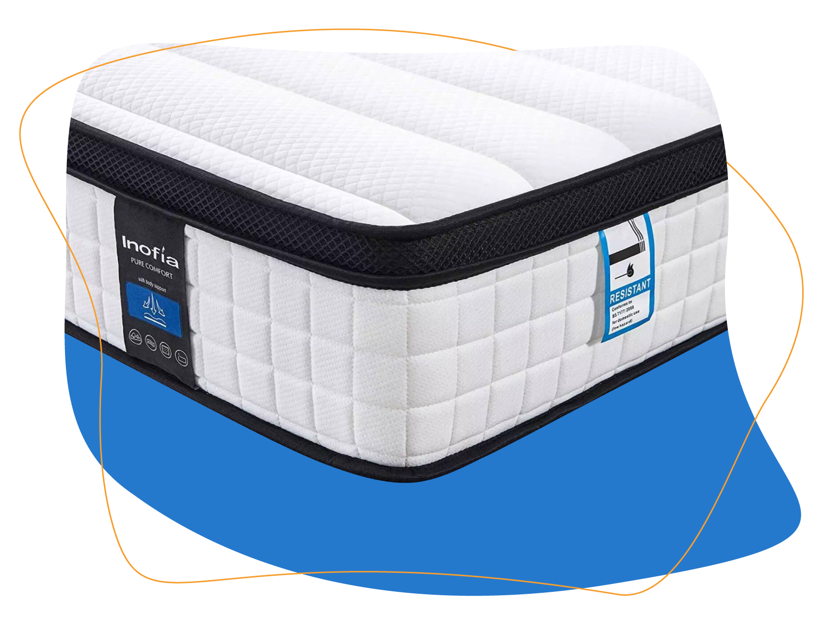 Inofia Memory Foam Sprung Mattress