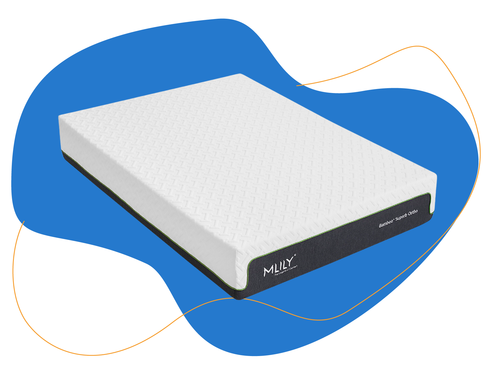 Mlily Bamboo+ Superb Ortho Memory 2500 Pocket Mattress