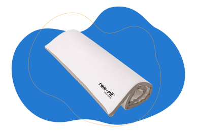 rem-fit halo memory foam topper