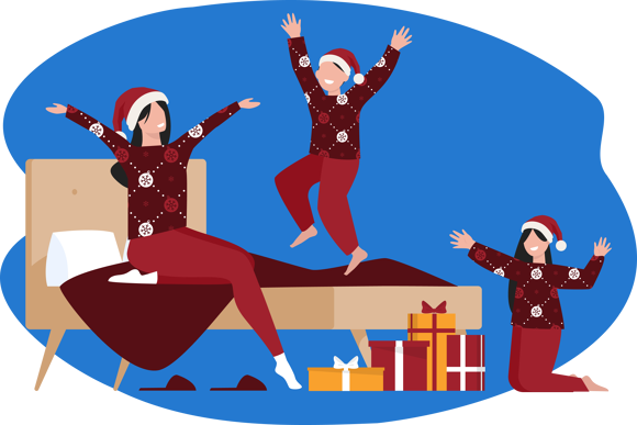 Christmas pyjamas