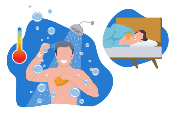 The Benefits Of Showering Before Bed