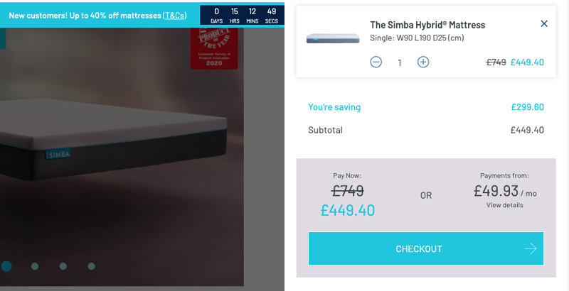 Up To 50% Off With Simba Discount Codes - UK | 2023