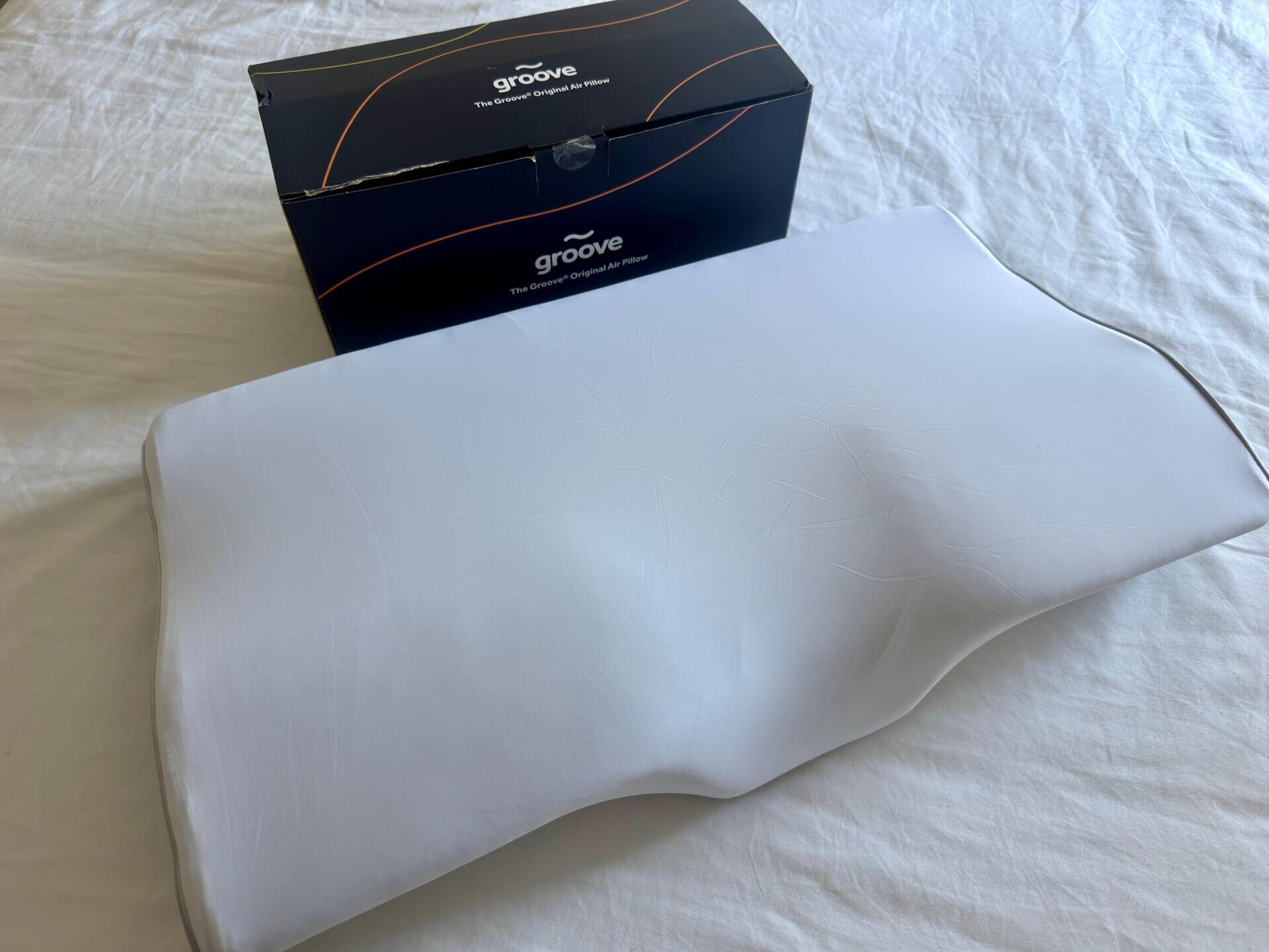 groove air cooling pillow