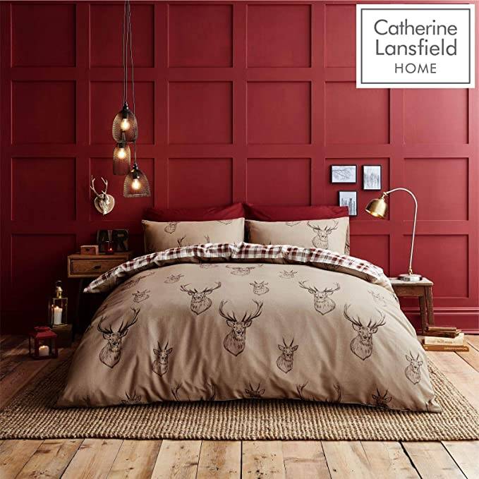 Catherine Lansfield Stag Easy Care Duvet Set