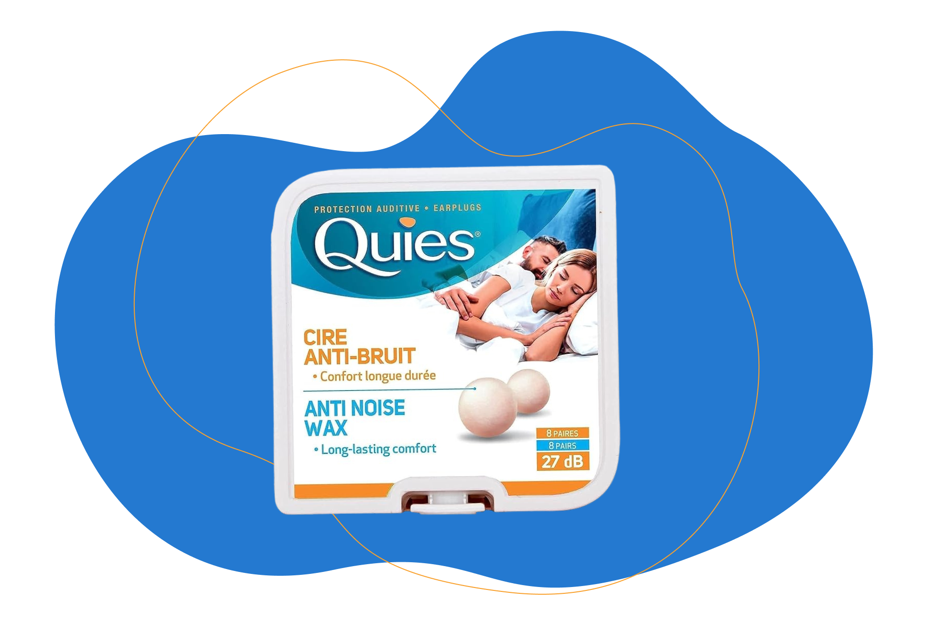 quies natural wax earplugs