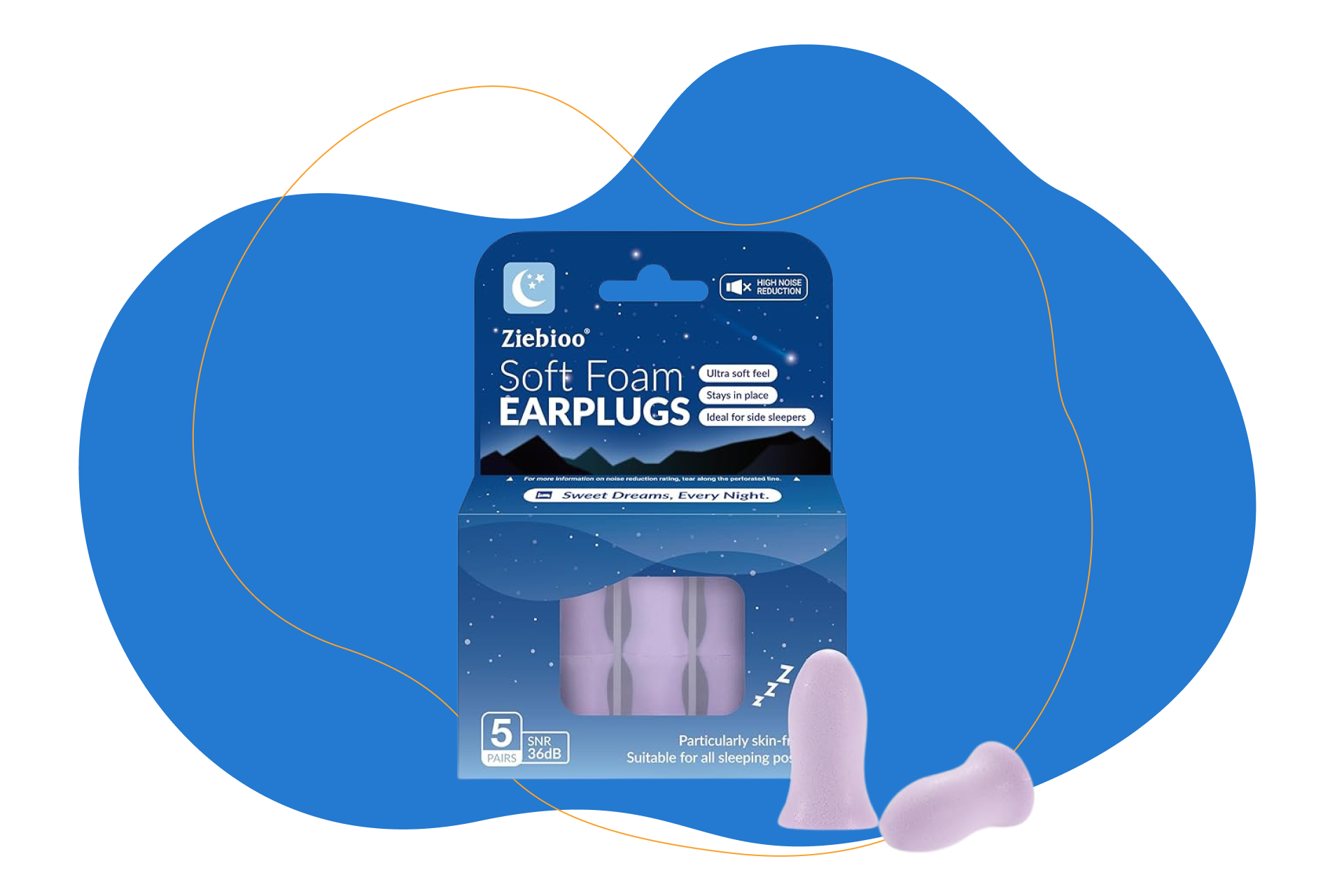 ziebioo super soft foam earplugs
