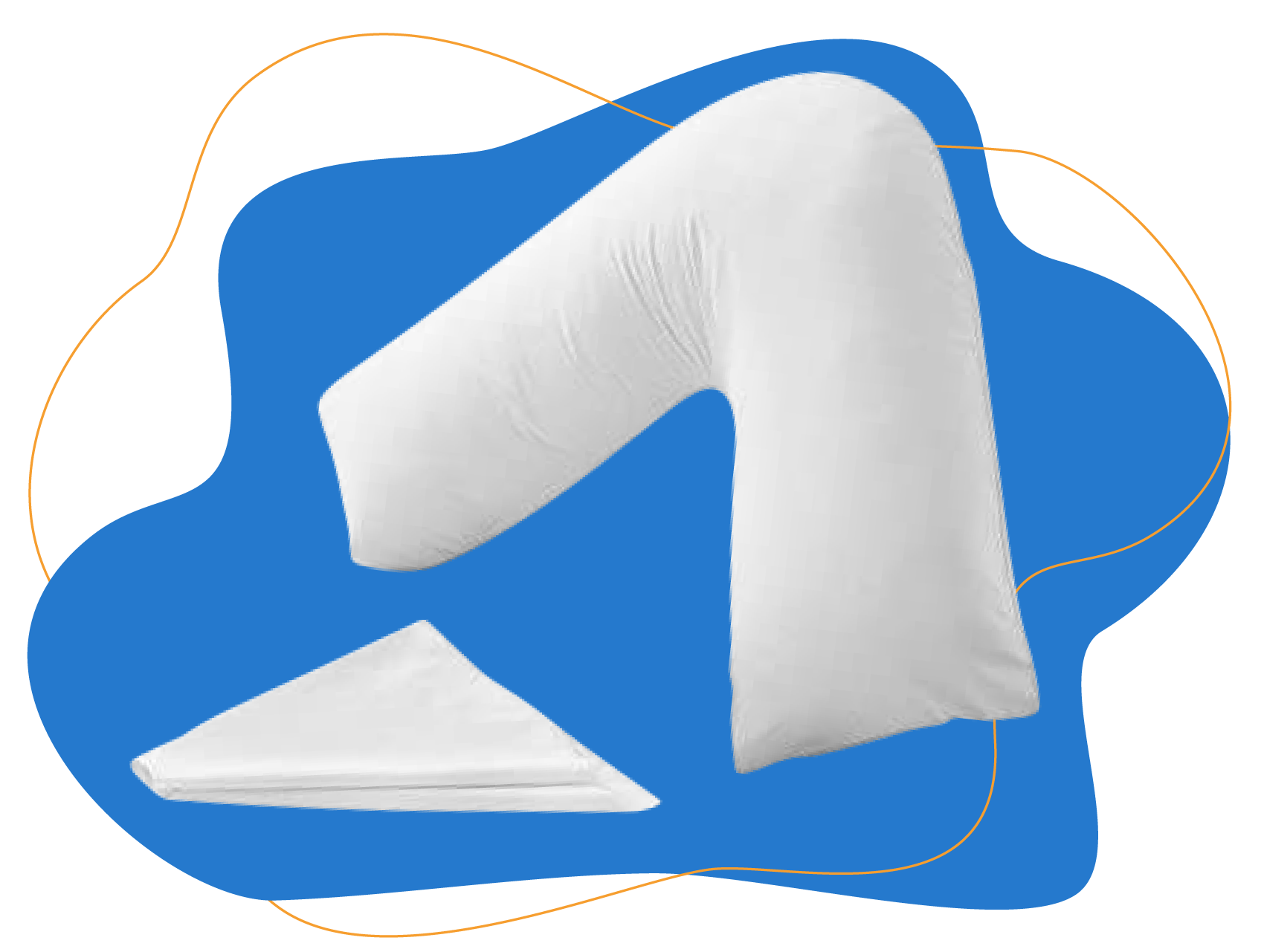 CnA Stores V-Shaped Pillow